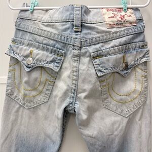 True Religion Light Blue Sz 29 Straight Leg Jeans